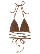 Magda Butrym RE Bikini Top Brown, view 2