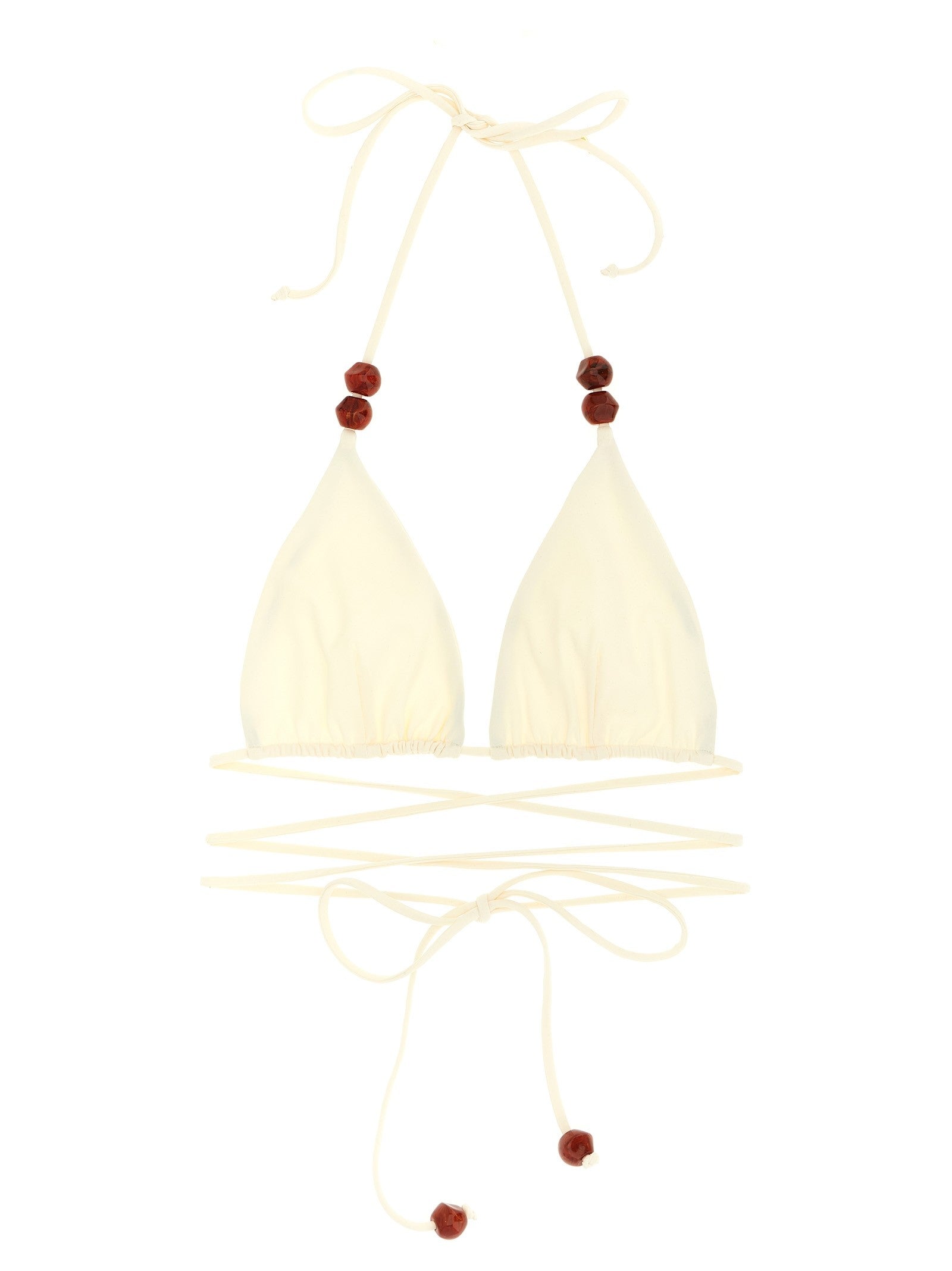 Magda Butrym RE Bikini Top White