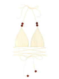 Magda Butrym RE Bikini Top White