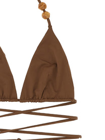 Magda Butrym RE Bikini Top Brown