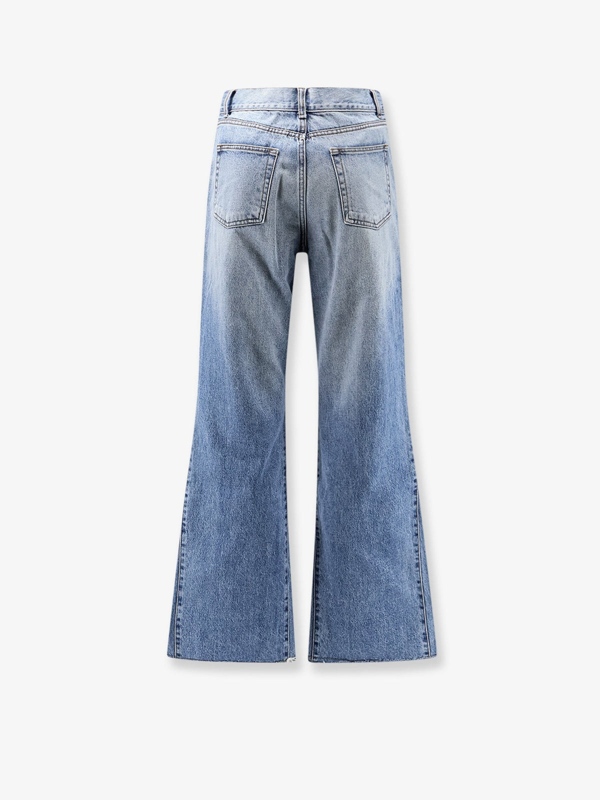 Tonywack Men's Re Cut Flared Cotton Jeans Blue, view 2