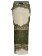 Jean Paul Gaultier Re Edition the Green Cartouche Skirt Gold, view 2