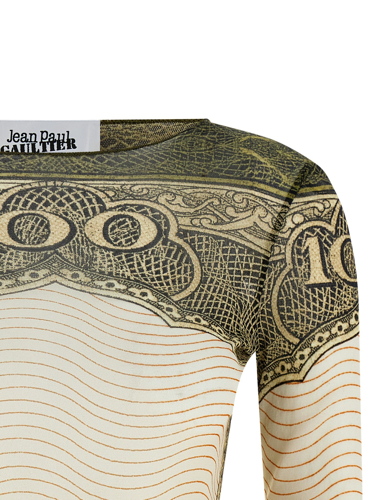Jean Paul Gaultier Re Edition the Green Cartouche Top Gold