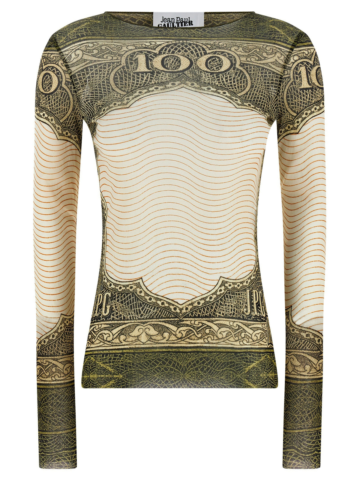 Jean Paul Gaultier Re Edition the Green Cartouche Top Gold