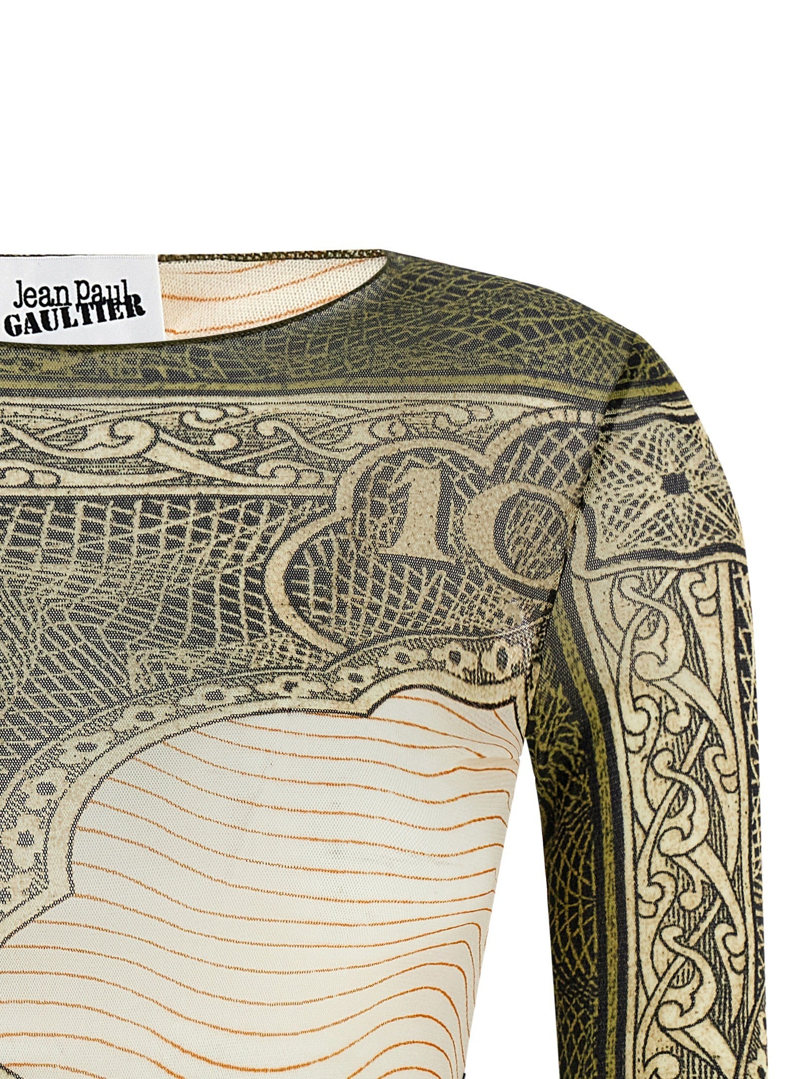 Jean Paul Gaultier Re Edition the Green Cartouche Top Gold