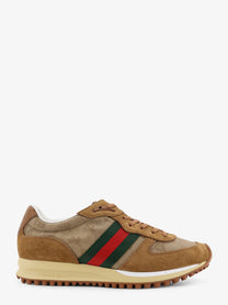 Gucci Men's Re Motion GG Nylon and Suede Sneakers Multicolor
