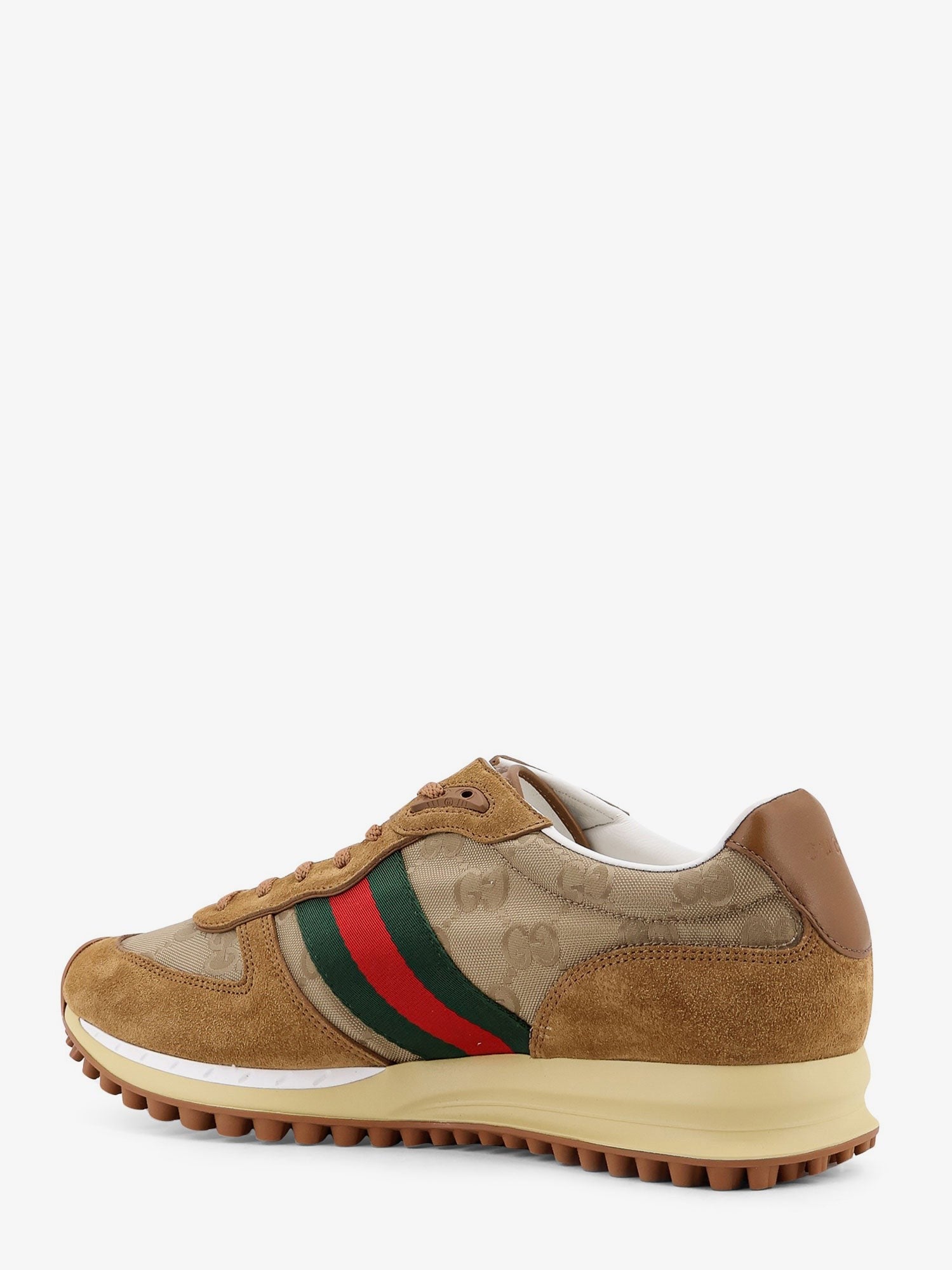 Gucci Men's Re Motion GG Nylon and Suede Sneakers Multicolor