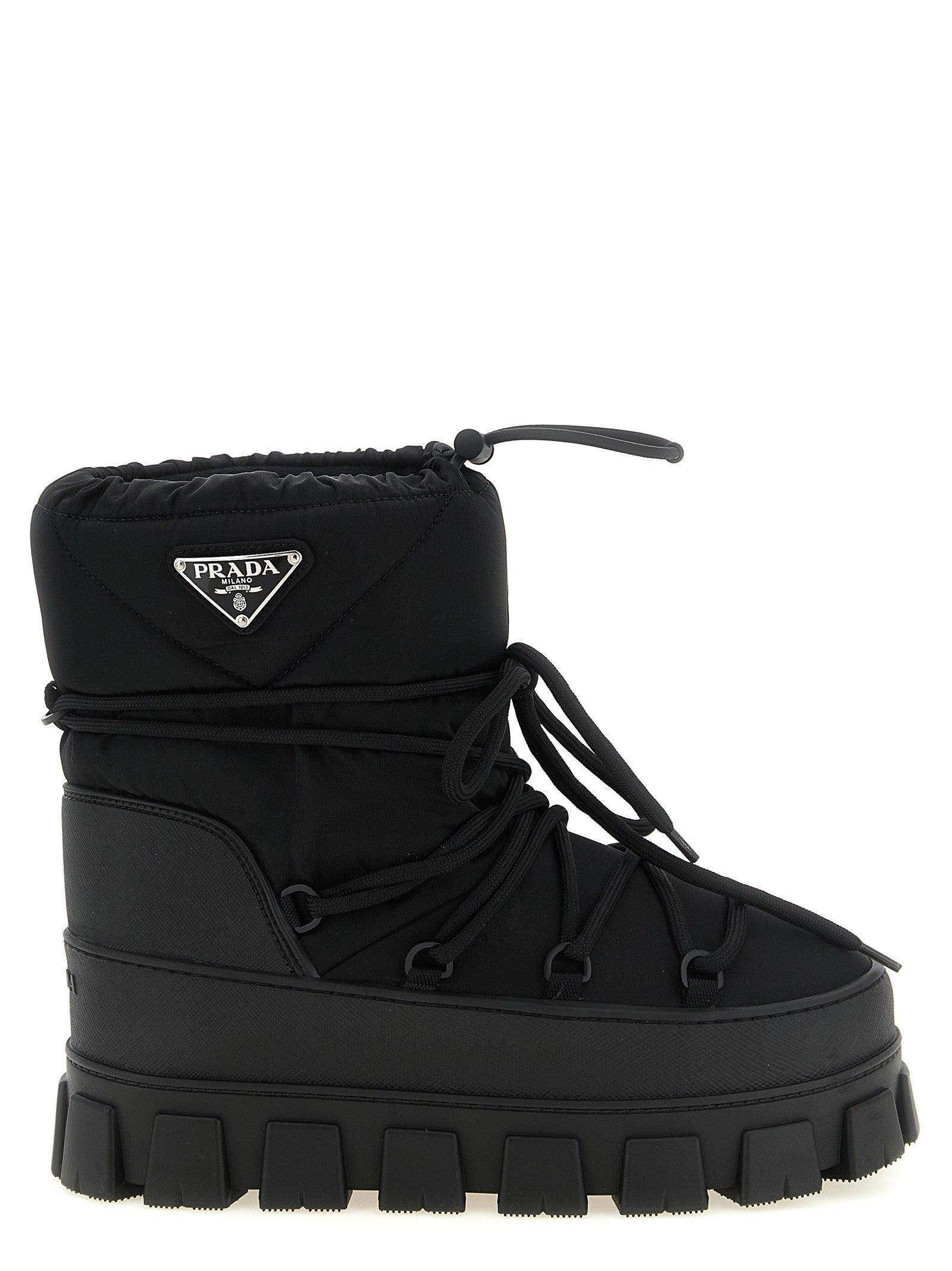 PRADA Re Nylon Ankle Boots Black