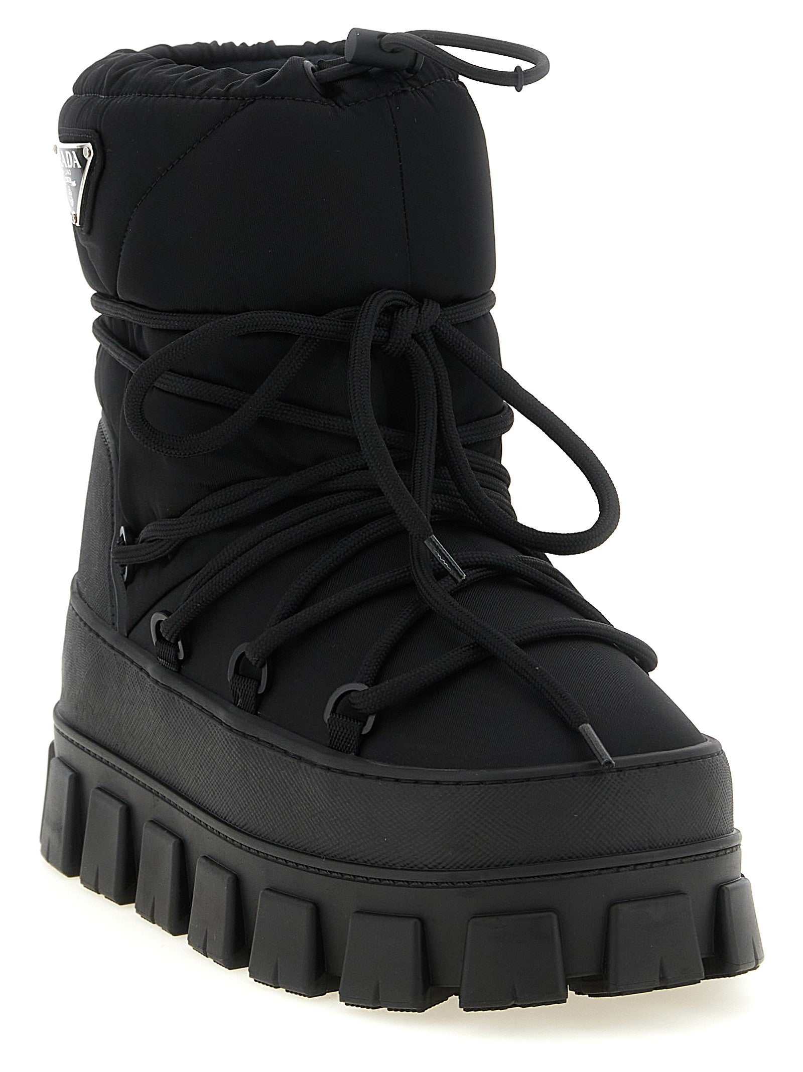 PRADA Re Nylon Ankle Boots Black