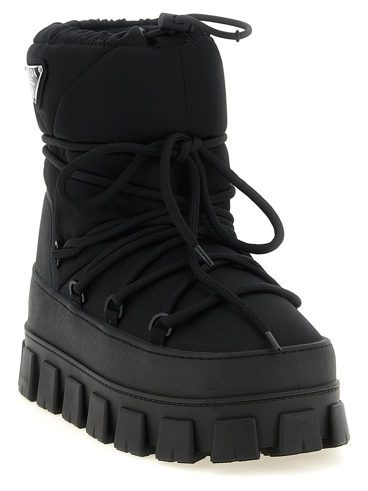 PRADA Re Nylon Ankle Boots Black, view 2