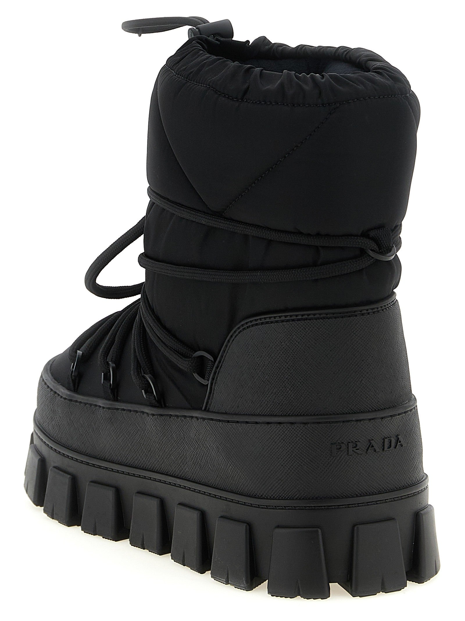 PRADA Re Nylon Ankle Boots Black