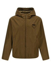 PRADA Re Nylon Anorak Green