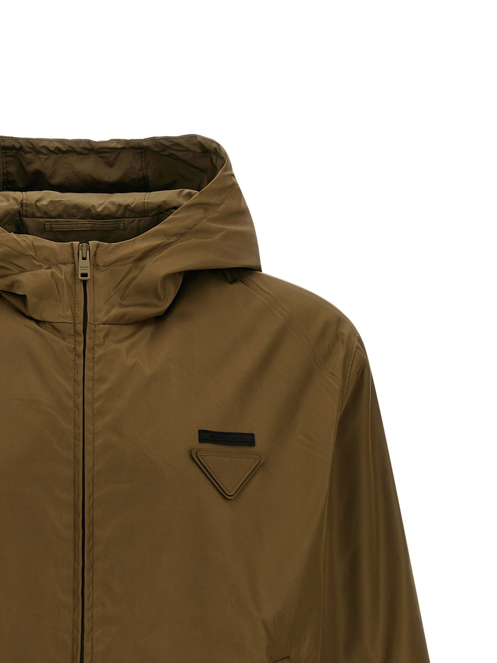 PRADA Re Nylon Anorak Green