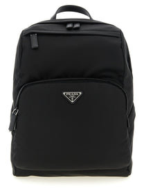 Prada Re Nylon Backpack Black