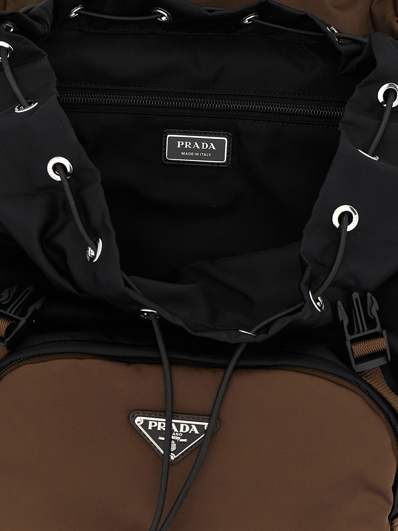 PRADA Re Nylon Backpack Gold
