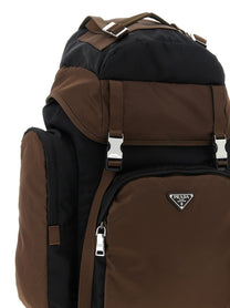 PRADA Re Nylon Backpack Gold