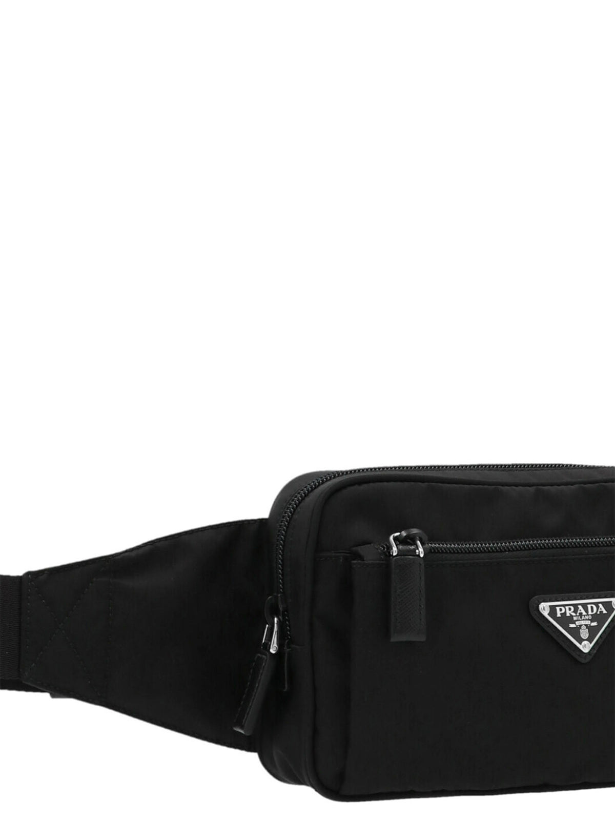 PRADA Re Nylon Belt Bag Black, view 3
