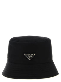 Prada Re Nylon Bucket Hat Black