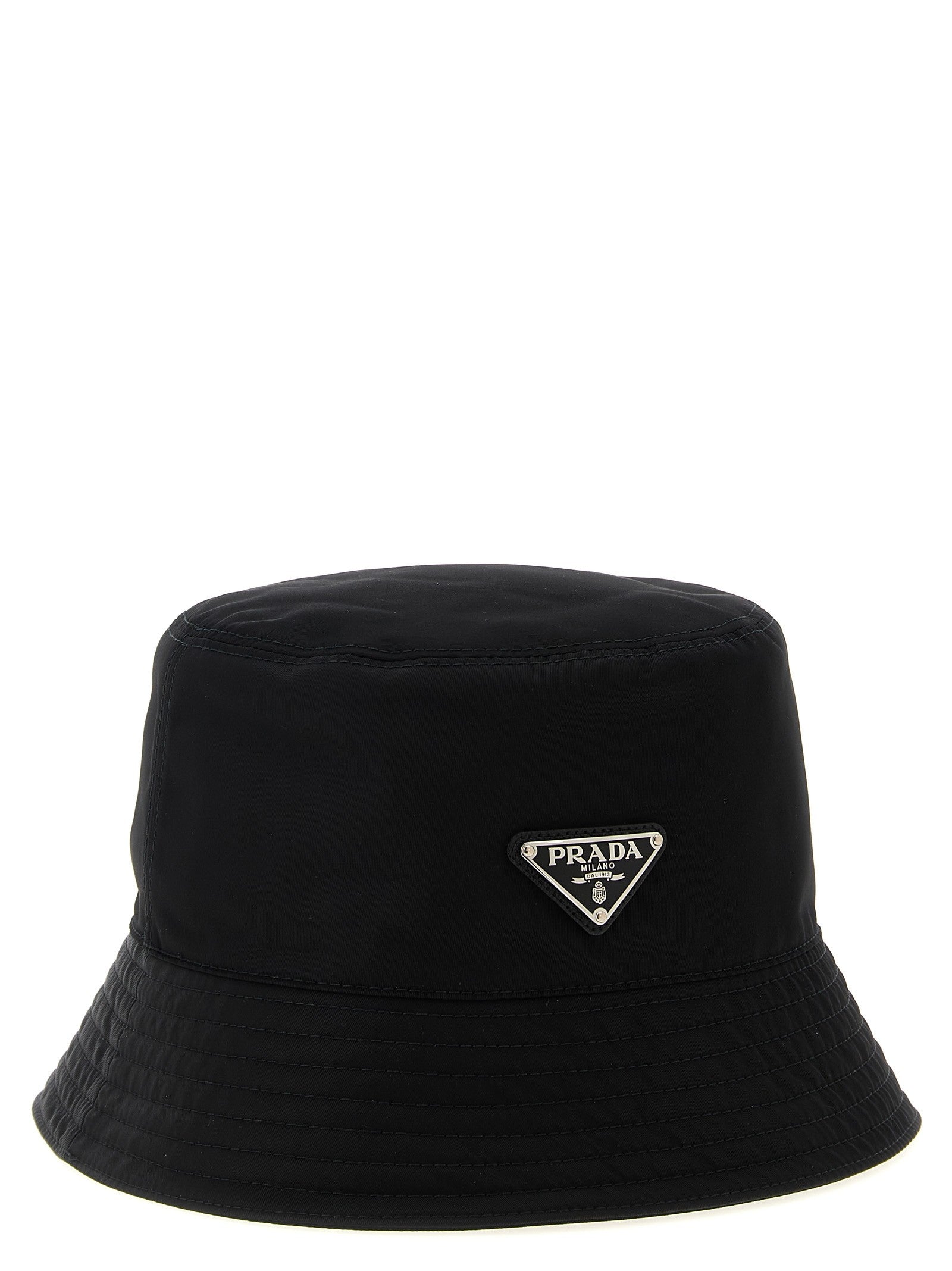 Prada Re Nylon Bucket Hat Black