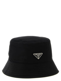 Prada Re Nylon Bucket Hat Black