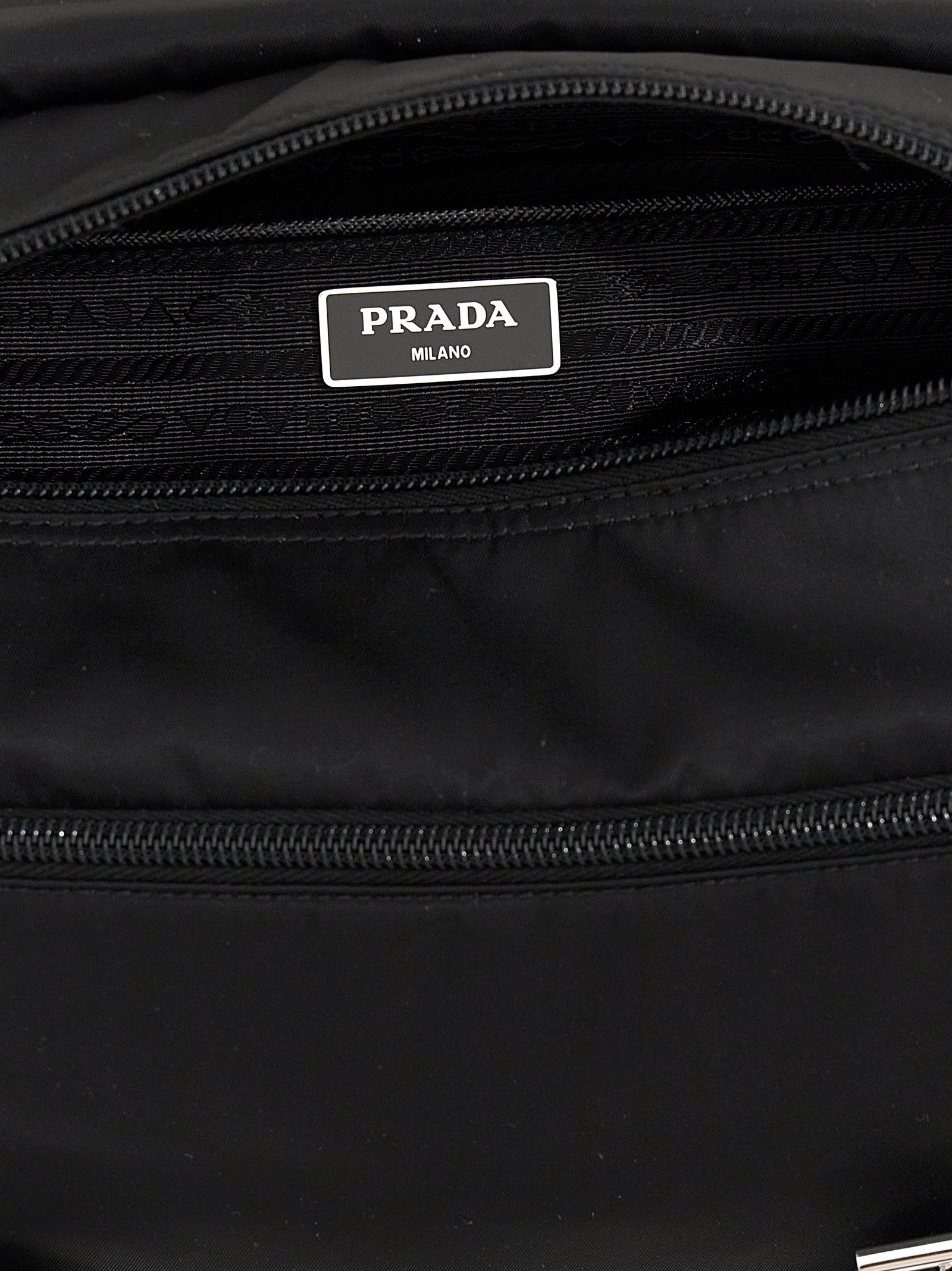 Prada Re Nylon Crossbody Bag Black