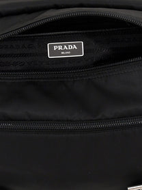 Prada Re Nylon Crossbody Bag Black