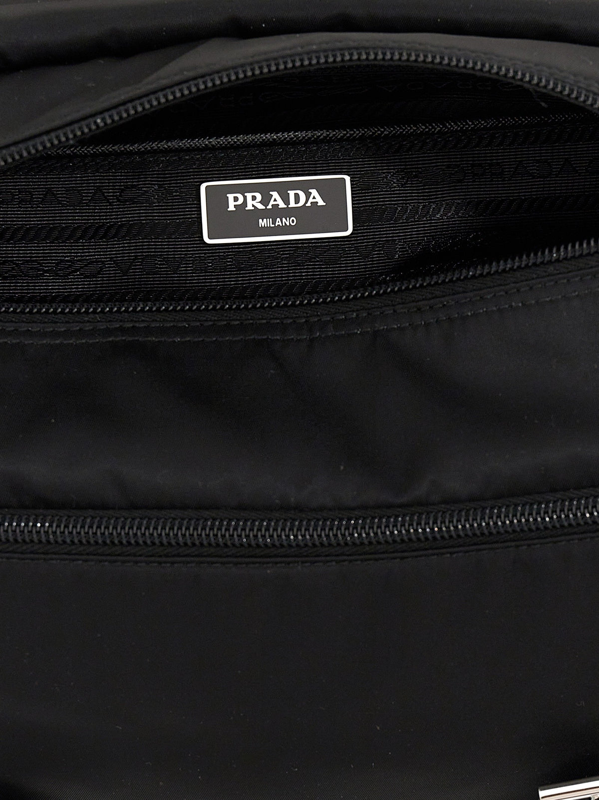 PRADA Re Nylon Crossbody Bag Black, view 4