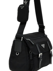 Prada Re Nylon Crossbody Bag Black