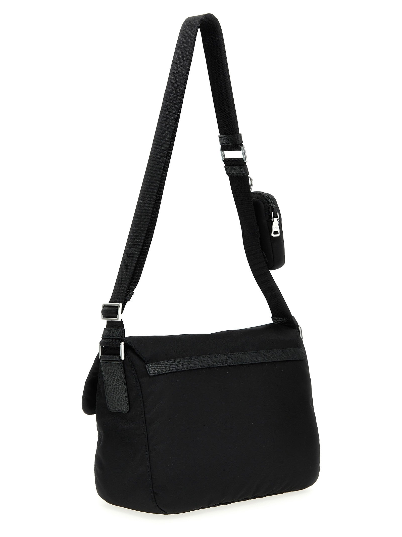 Prada Re Nylon Crossbody Bag Black
