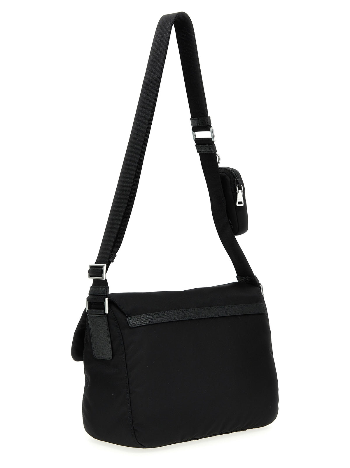 PRADA Re Nylon Crossbody Bag Black, view 2