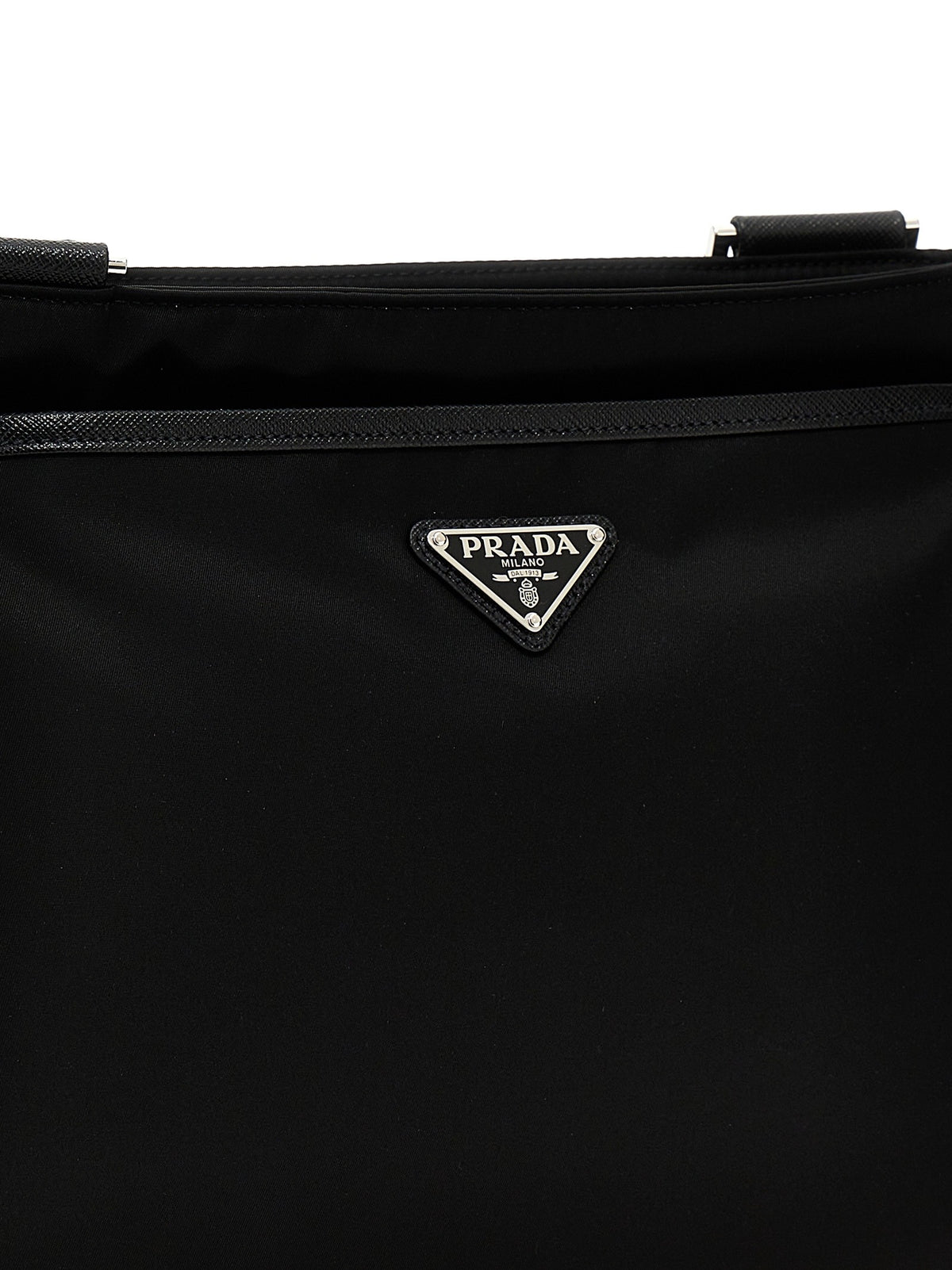 PRADA Re Nylon Crossbody Bag Black, view 3