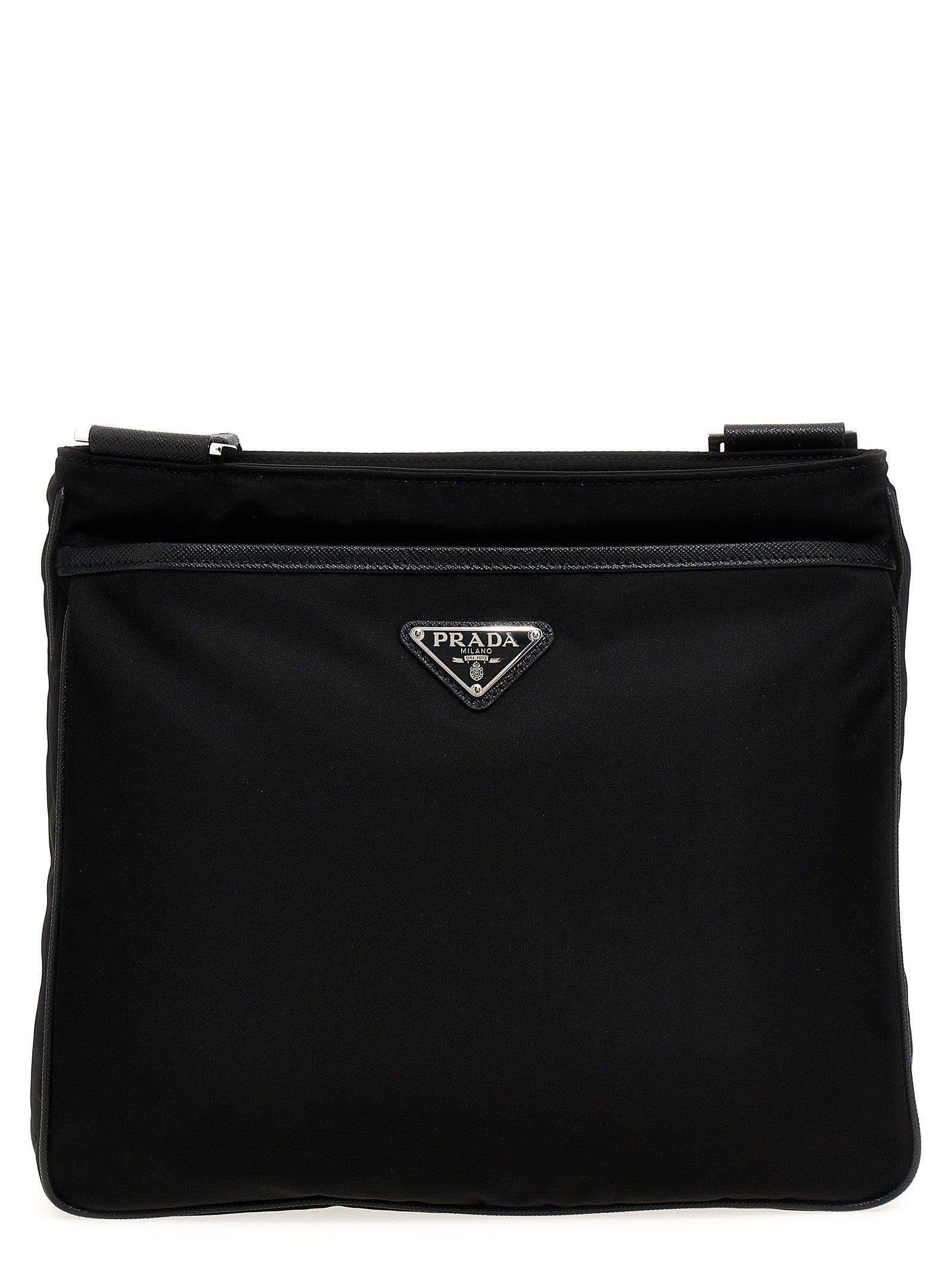 Prada Re Nylon Crossbody Bag Black