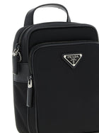 PRADA Re Nylon Crossbody Bag Black, view 3