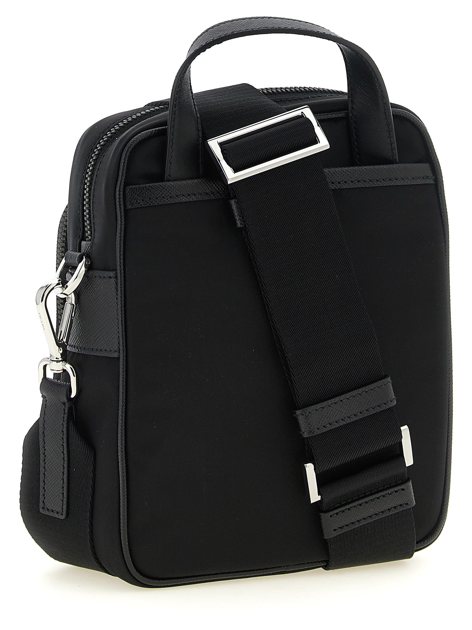 Prada Re Nylon Crossbody Bag Black