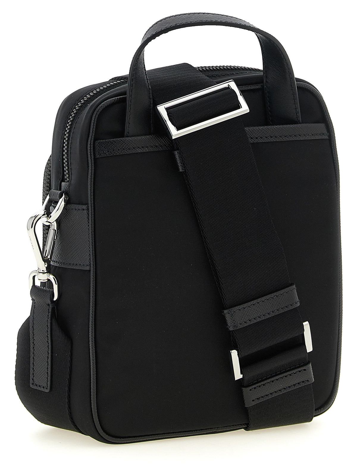 PRADA Re Nylon Crossbody Bag Black, view 2
