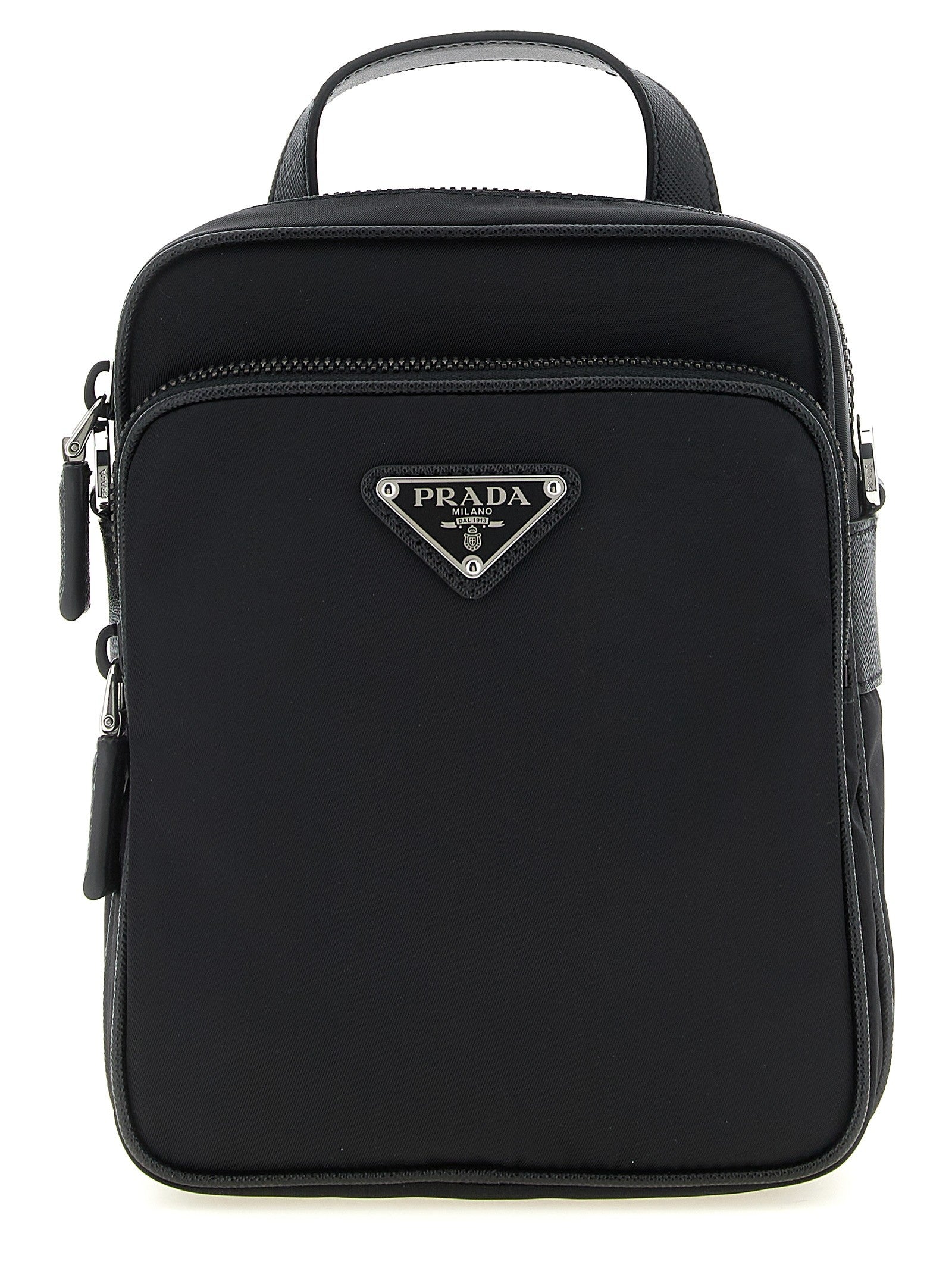 Prada Re Nylon Crossbody Bag Black