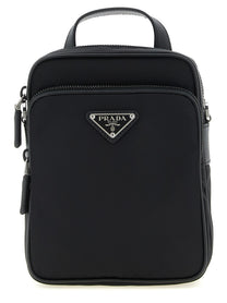 Prada Re Nylon Crossbody Bag Black