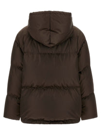 PRADA Re Nylon Down Jacket Brown