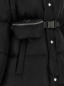 Prada Re Nylon Down Jacket Black