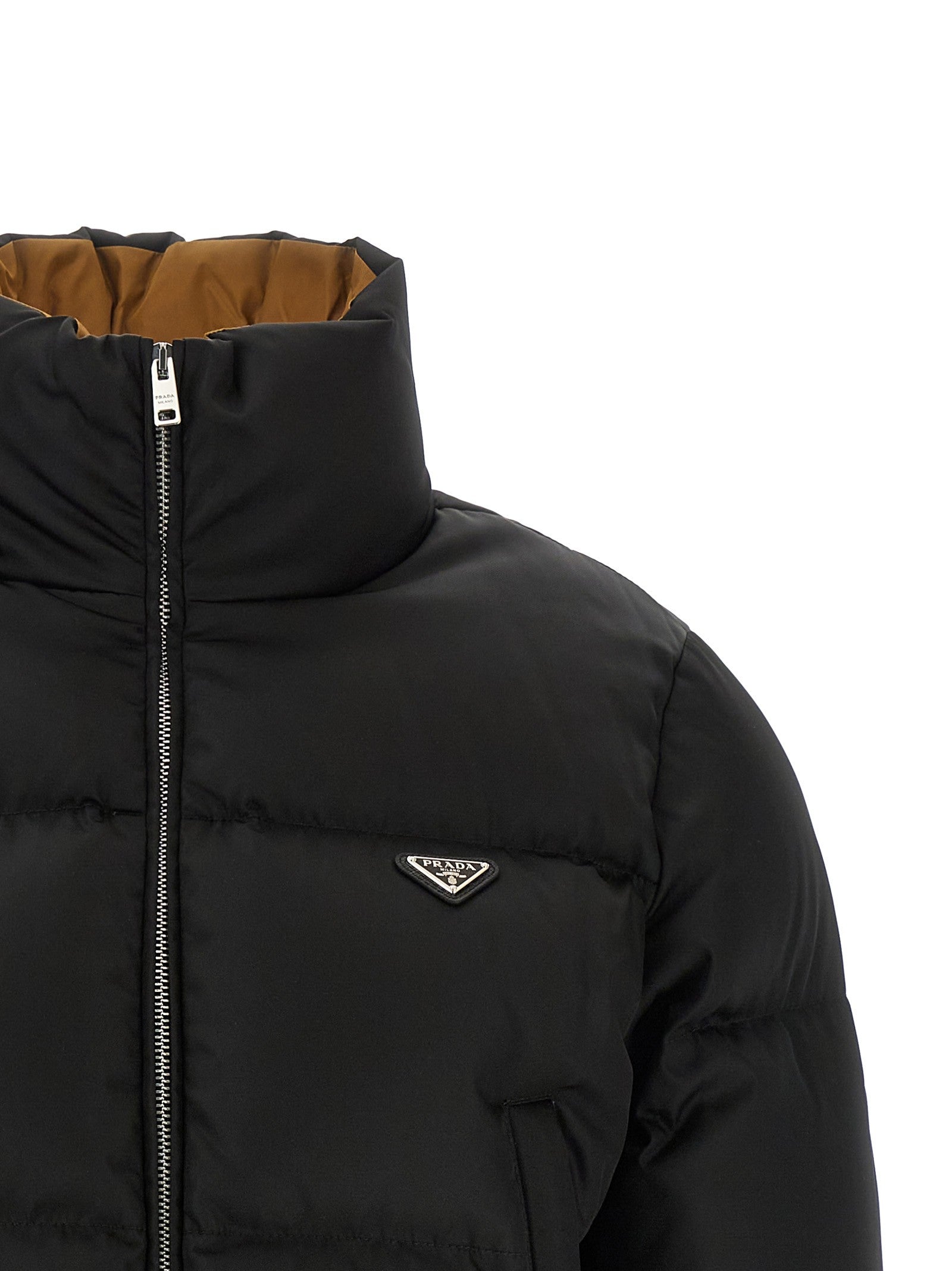 PRADA Re Nylon Down Jacket Black