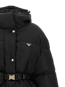Prada Re Nylon Down Jacket Black