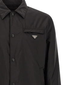 PRADA Re Nylon Feather Jacket Black