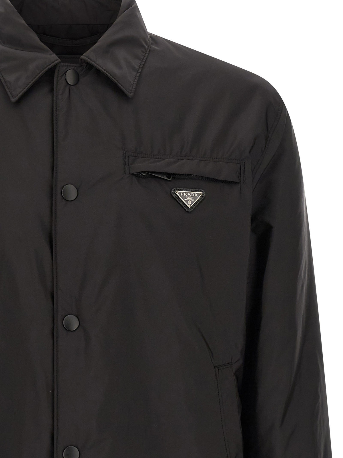 PRADA Re Nylon Feather Jacket Black, view 3