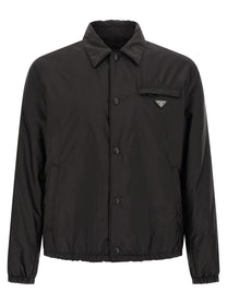 PRADA Re Nylon Feather Jacket Black
