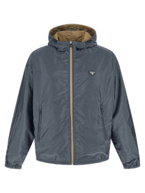 PRADA Re Nylon Feather Reversible Jacket Gold