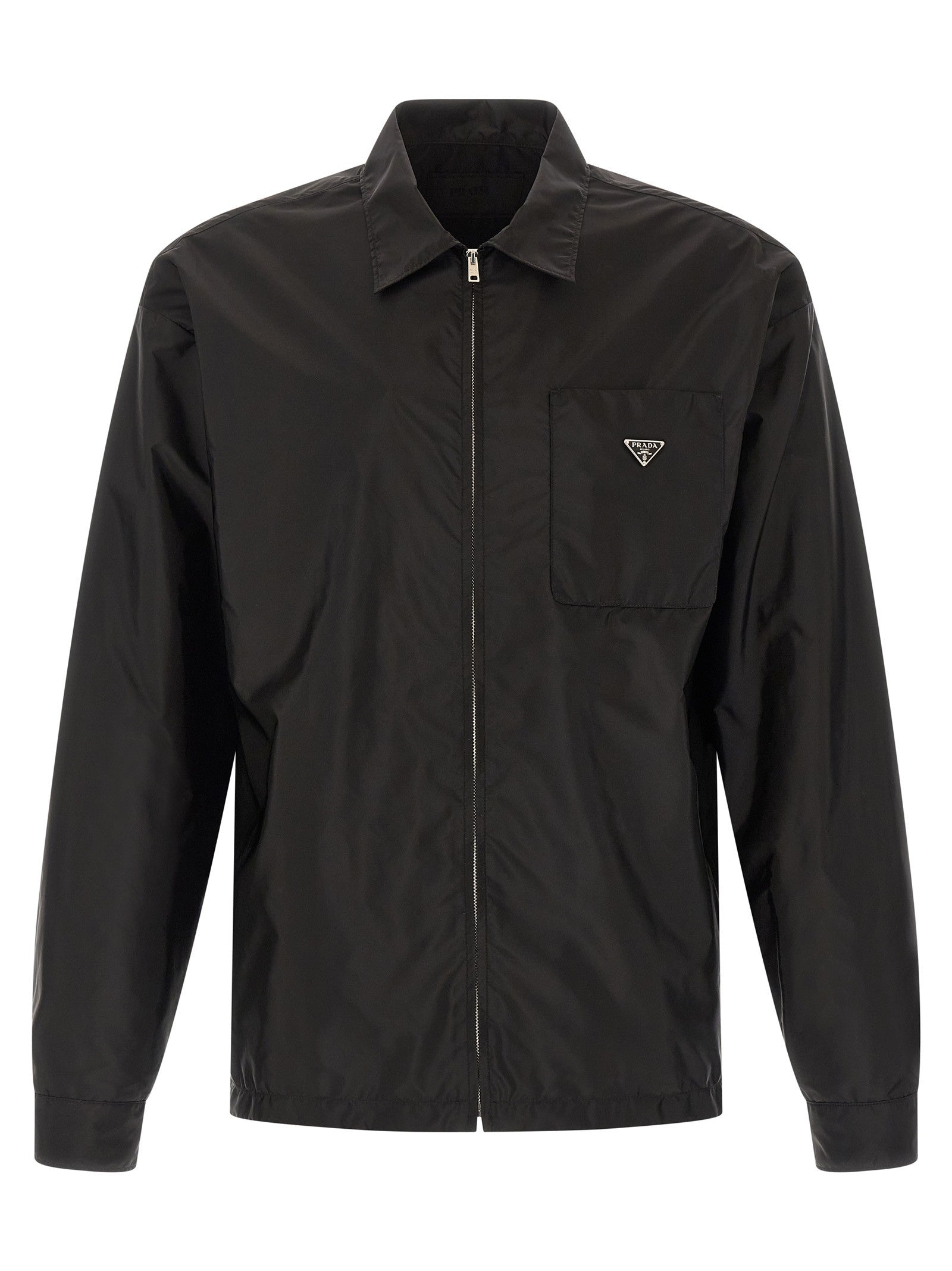 PRADA Re Nylon Feather Shirt Black