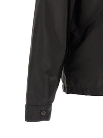 PRADA Re Nylon Feather Shirt Black