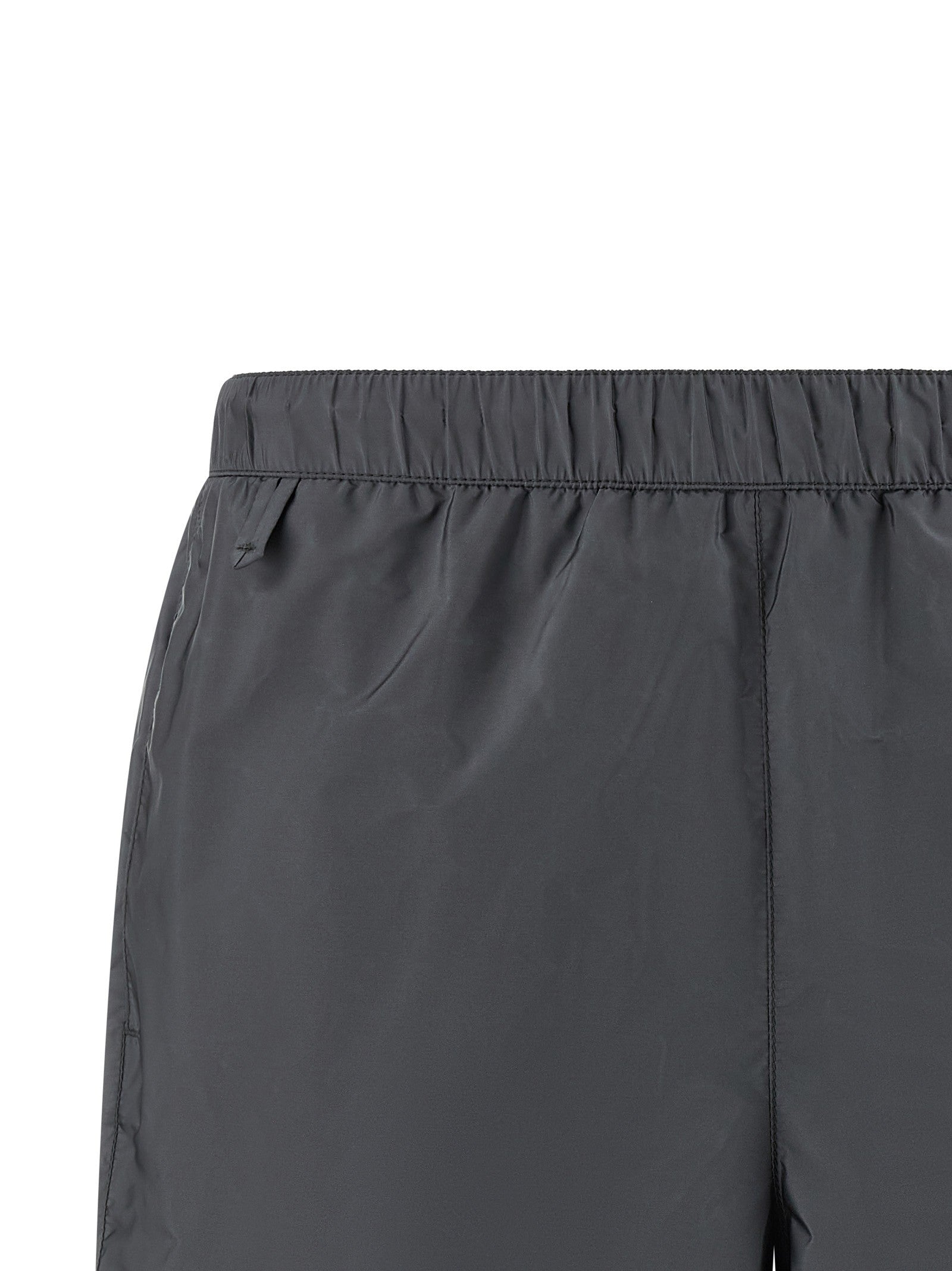 PRADA Re Nylon Feather Swimsuit Grey