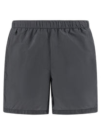 PRADA Re Nylon Feather Swimsuit Grey