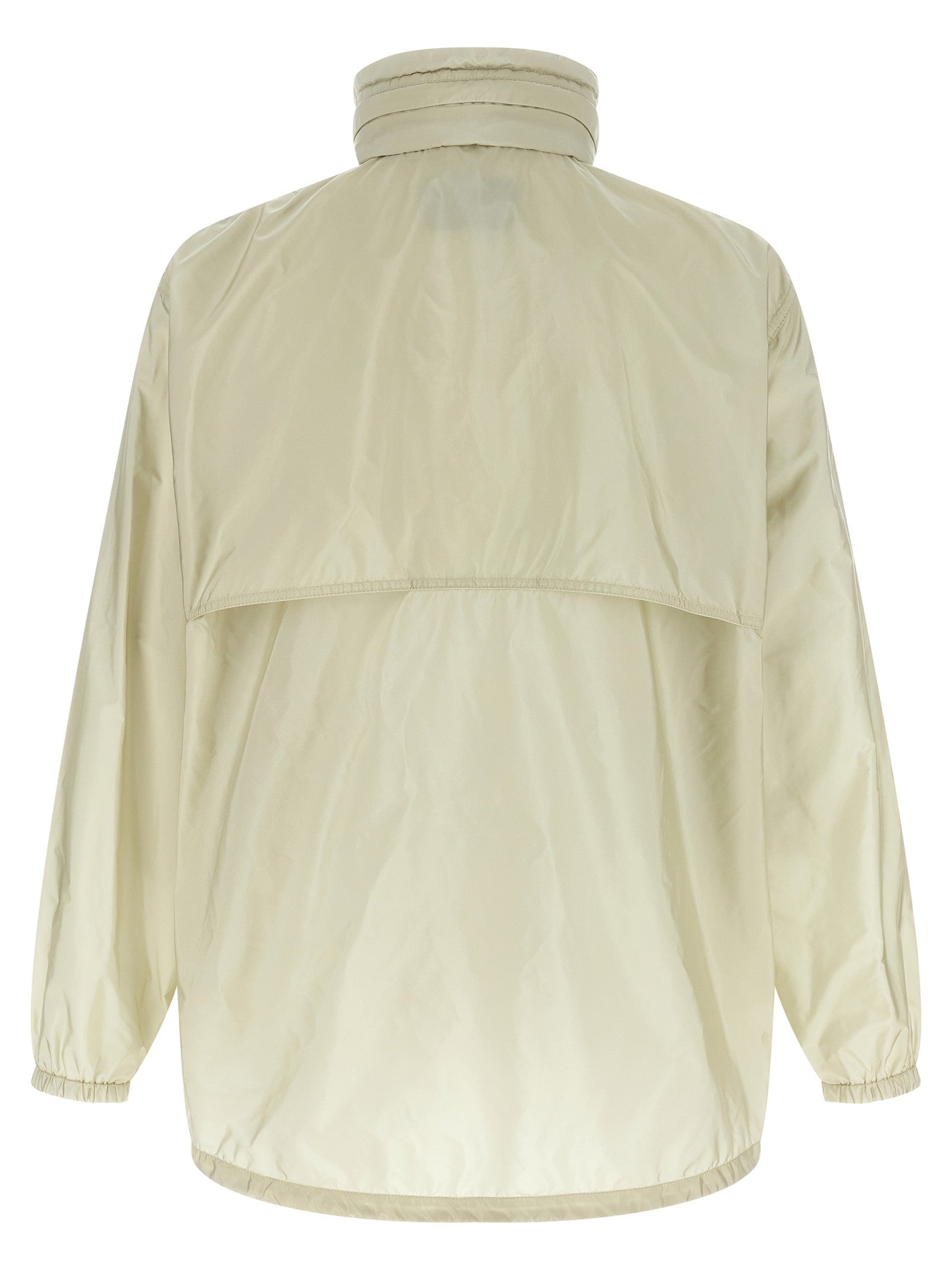 Prada Re Nylon Feather Windbreaker Beige